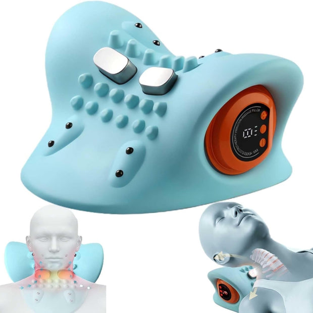 Cervical Massager Portable Neck and Head Acupoint Massage Pillow_0