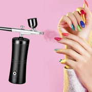 Airbrush Nail Art Paint Spray with Compressor Air Brush Gun Mist Sprayer_0