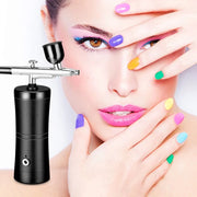 Airbrush Nail Art Paint Spray with Compressor Air Brush Gun Mist Sprayer_1