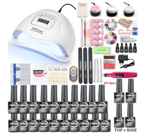 Set de machine de photothérapie pour ongles 80W