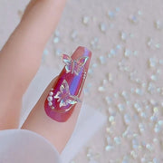 10 Pièces Décorations Mini Papillons pour Art des Ongles