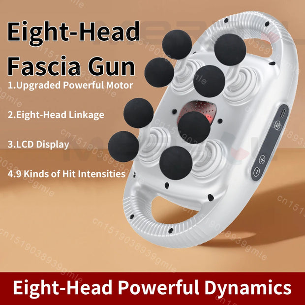 Fascia Gun 12/8 Heads Electric Massage