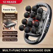 Fascia Gun 12/8 Heads Electric Massage