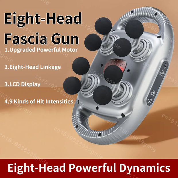 Fascia Gun 12/8 Heads Electric Massage