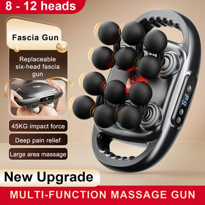 Fascia Gun 12/8 Heads Electric Massage